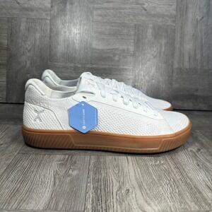 Flux Footwear Adapt Sneakers Women 10.5 White Knit Barefoot Gum Sole NEW